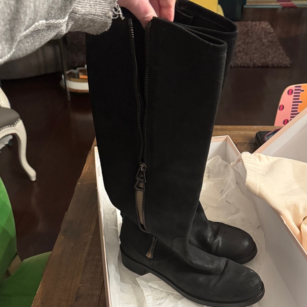 Jimmy Choo Black Heeled Boots - Picture 13 of 14